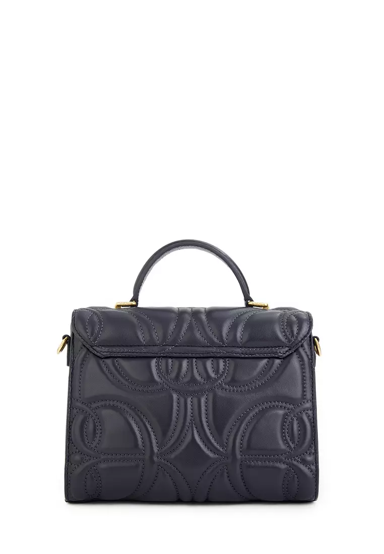 Navy Blue Naiara Small Satchel Bag