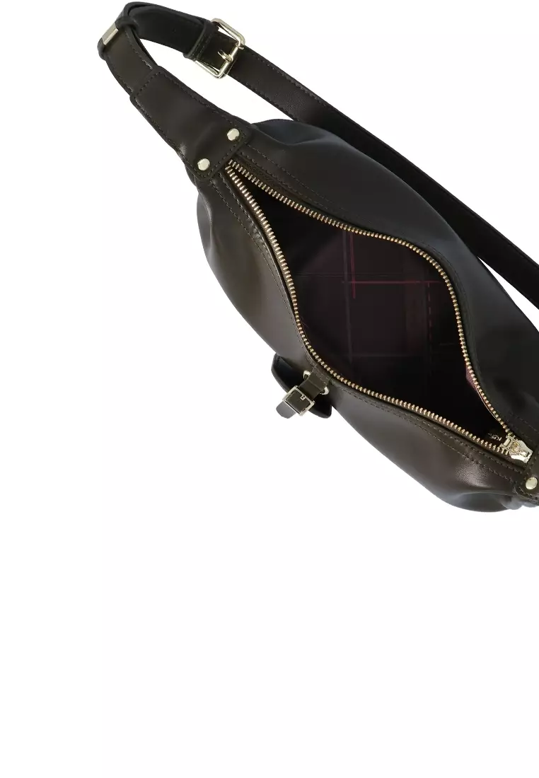Kora Strap Detail Crossbody Bag - Dark Green