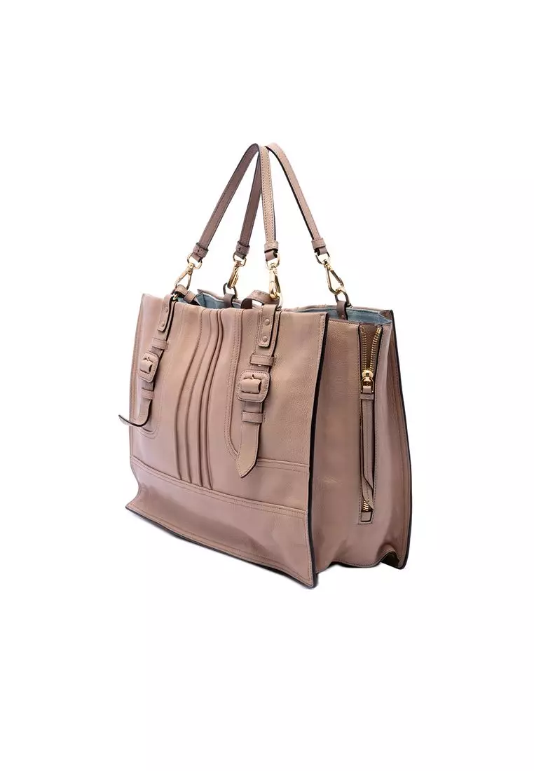 Pre-Loved Prada Calfskin Etiquette Satchel