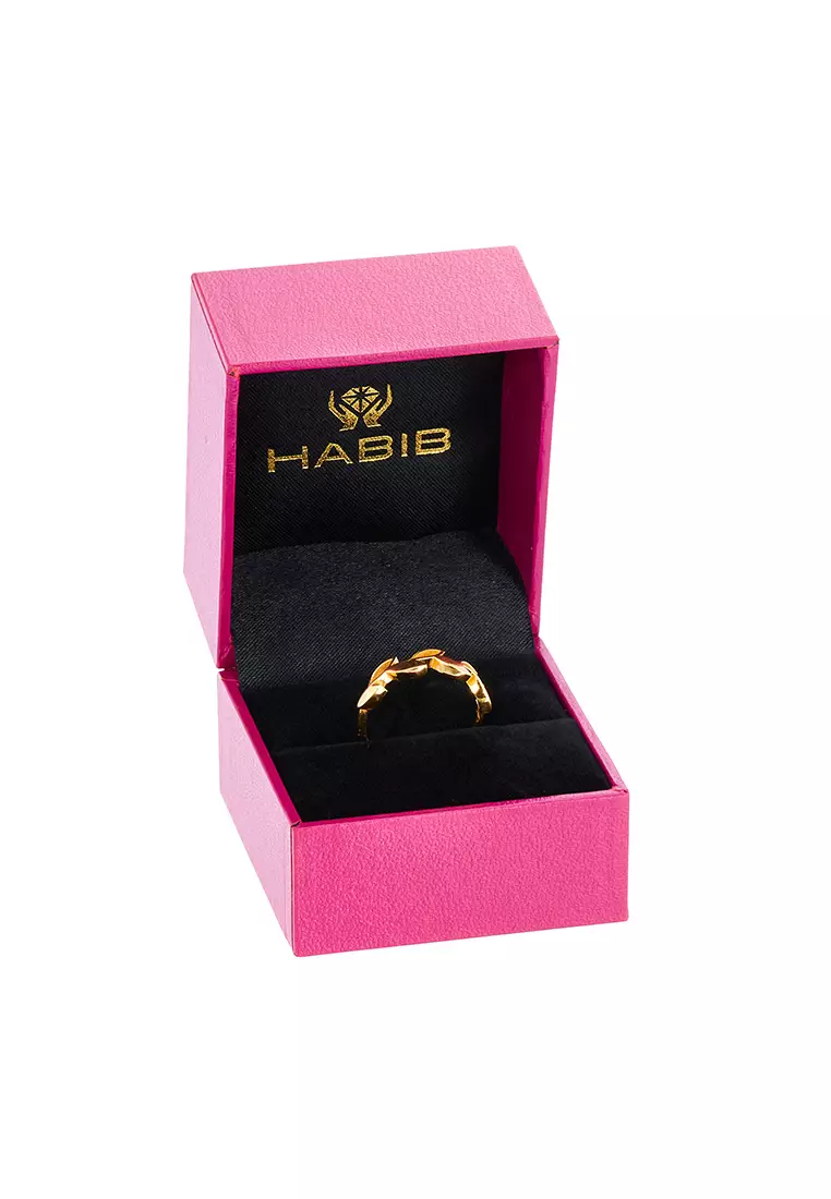 HABIB Oro Italia 916 Yellow Gold Ring GR50380623 (22K Gold)