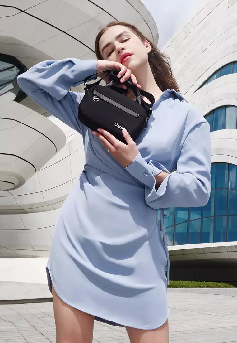 Nylon Mini Mobile Phone Bag Handbag Crossbody Sling Bag For Women