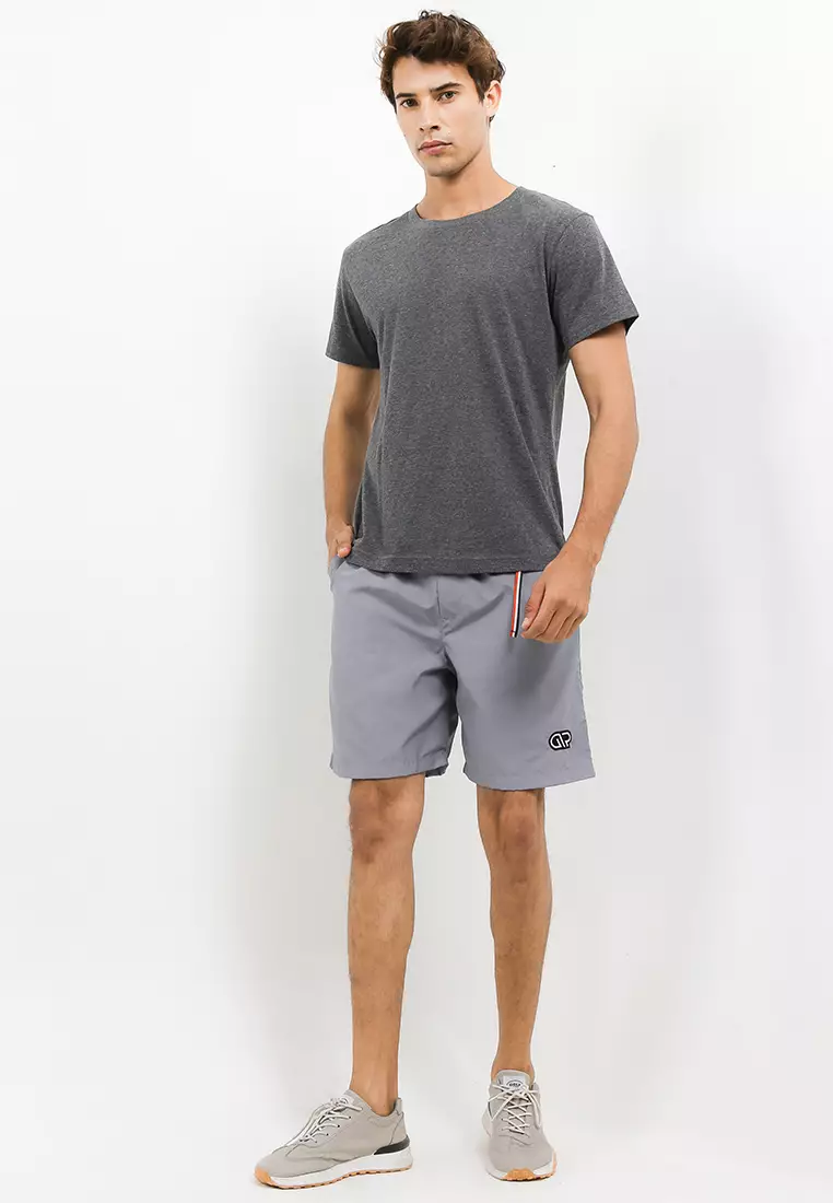 GRAHANGGRA Celana Boardshort Pants Polyester + Key Chain - Misty Grey