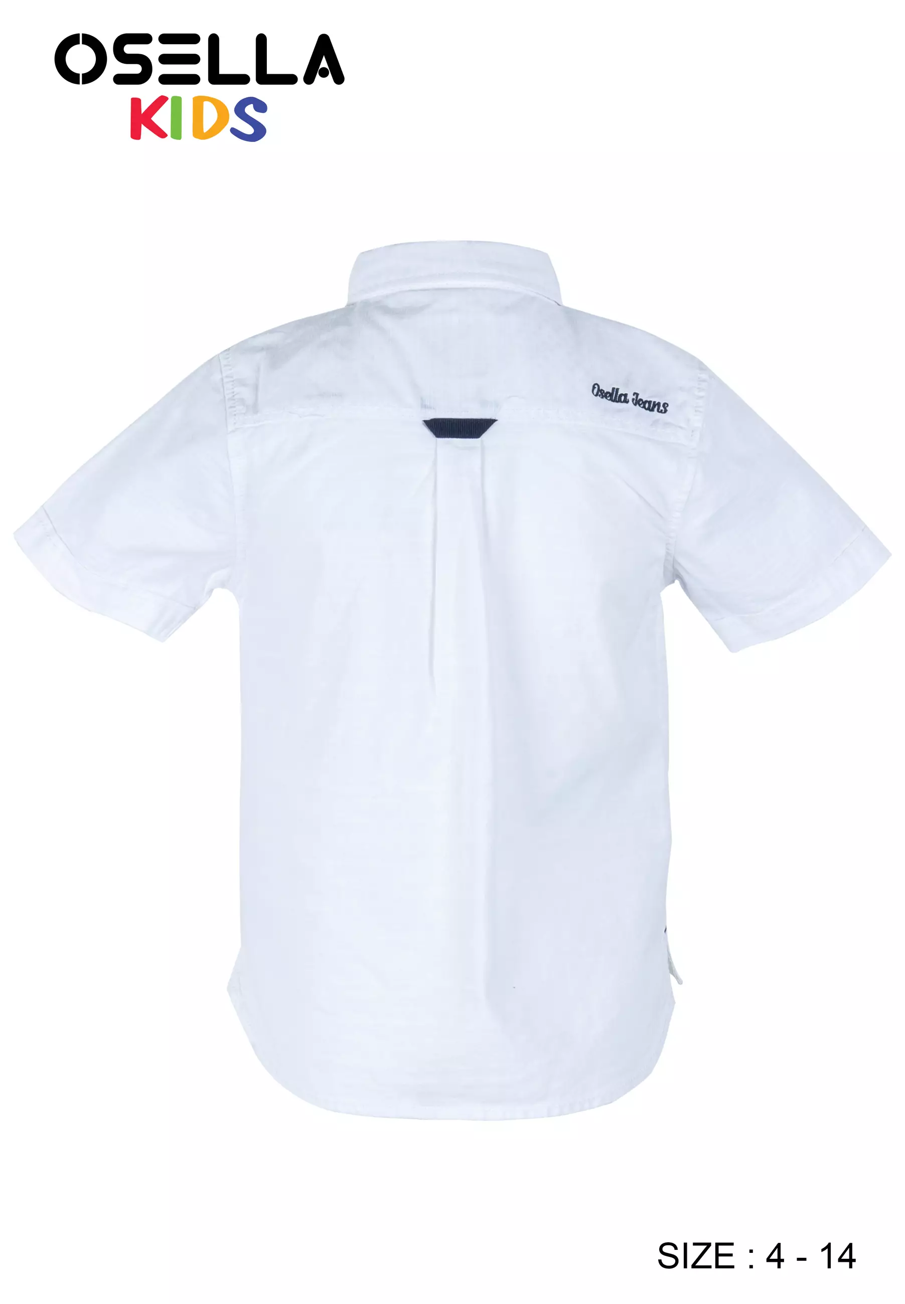 [NEW] Osella Kids Casual Light Knitted Shirt 22324003 | Kemeja Lengan Pendek Anak Laki-Laki