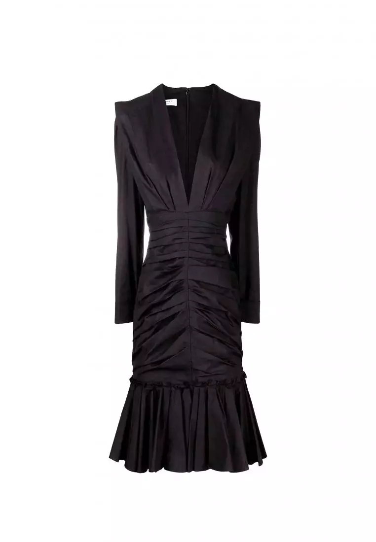 PHILOSOPHY DI LORENZO SERAFINI Philosophy Di Lorenzo Serafini Peplum Mini Dress Black