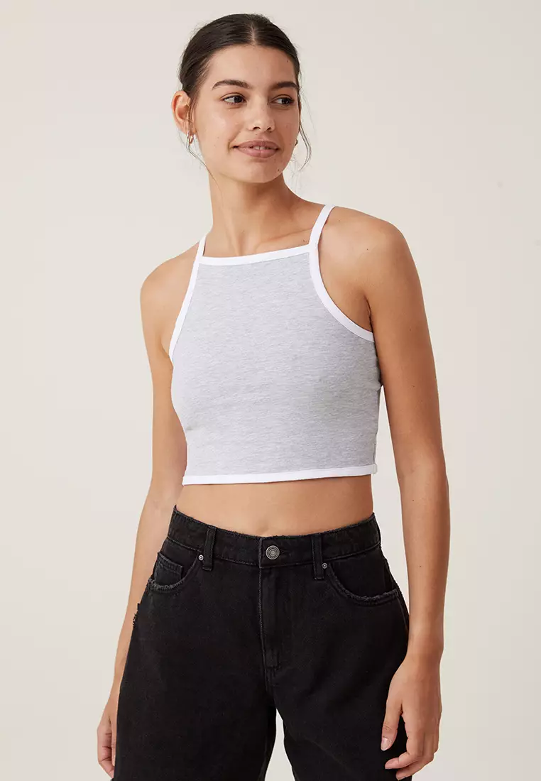 Jual Cotton On Billi High Neck Tank Top Original 2025 ZALORA