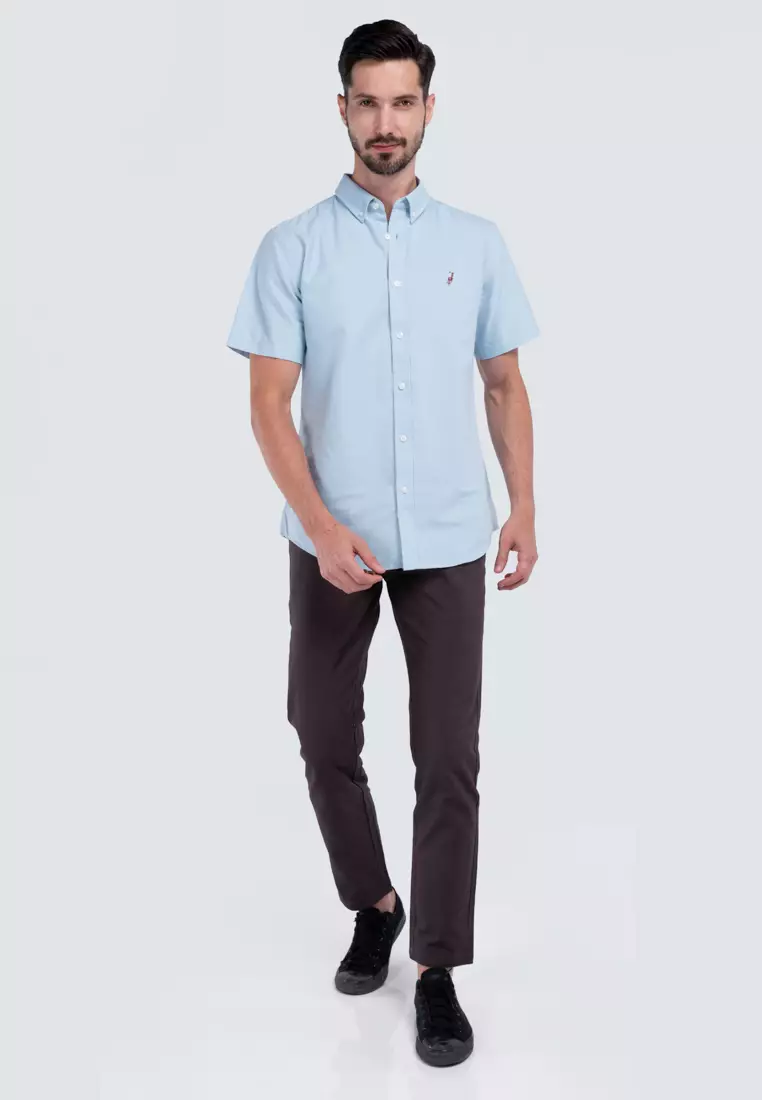 Polo Haus - Men’Cotton Plain Regular Fit Short Sleeve