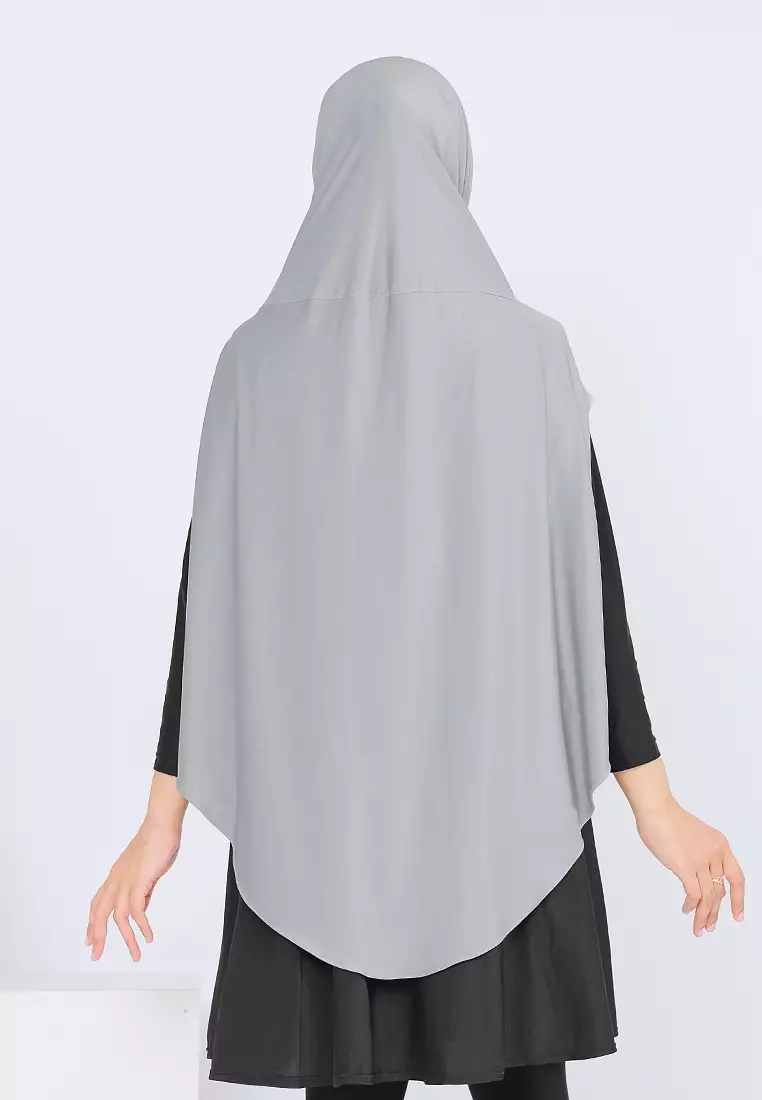 Zelena - Vivian Sport Hijab | Rompi Hijab Vest Olahraga - Grey