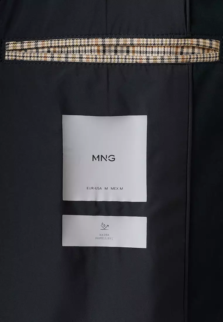 Water-Repellent Parka Jacket With Removable Hood