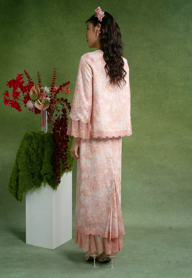 Darin Lace Top with Skirt Set