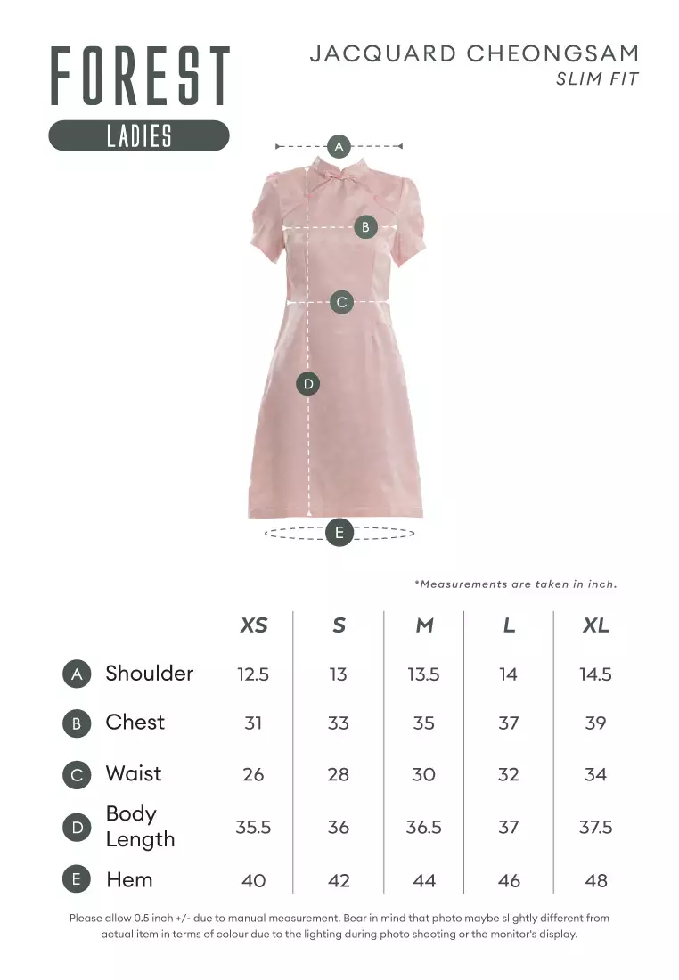 Forest Ladies CNY Cheongsam Dress - 885126-51Red
