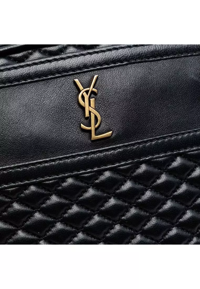 Pre-Loved Saint Laurent Quilted Lambskin Victoire Camera Bag