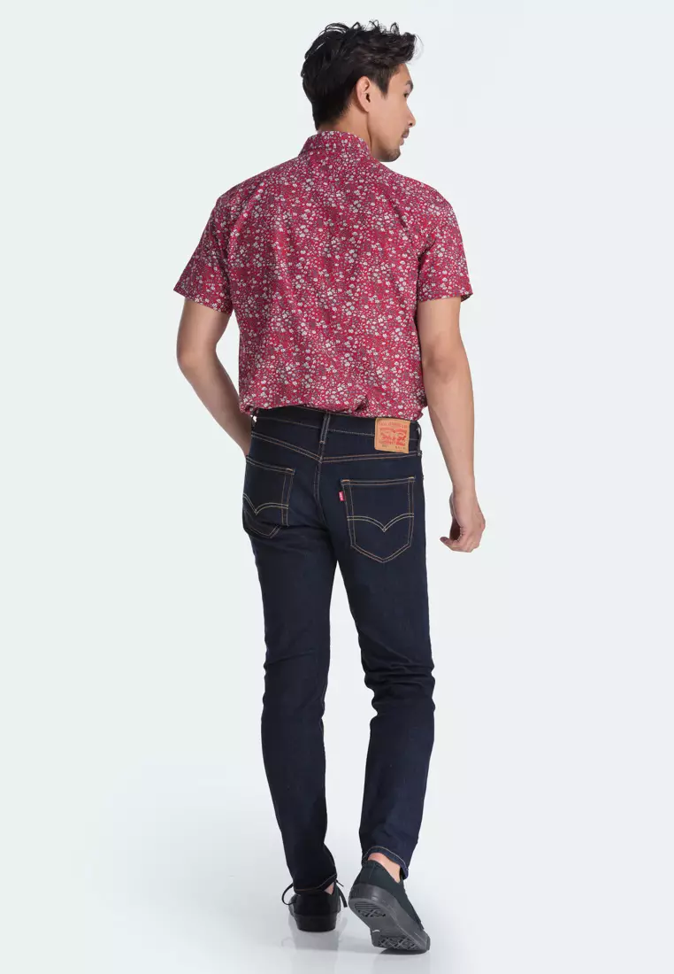 しんじ Levi's Men's 512 Slim Taper Fit Jeans 28833-0057 Sin City