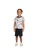 Jordan black Jordan Unisex Infant's Jumpman Fun Flight Short Sleeves Tee & Shorts Set (12 - 24 Months) - Black 45779KA49D221BGS_1