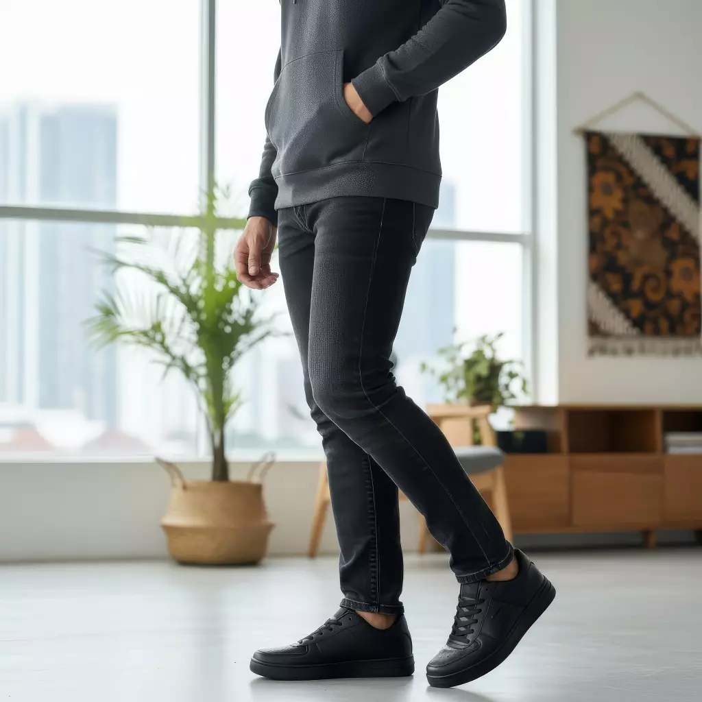 PAULMAY - Sepatu Sneakers Pria Denver - Black