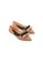 Melissa beige Melissa Pointy V Women Shoe - Flats ( Beige / Black ) 2D60DSHB4CAA9AGS_2