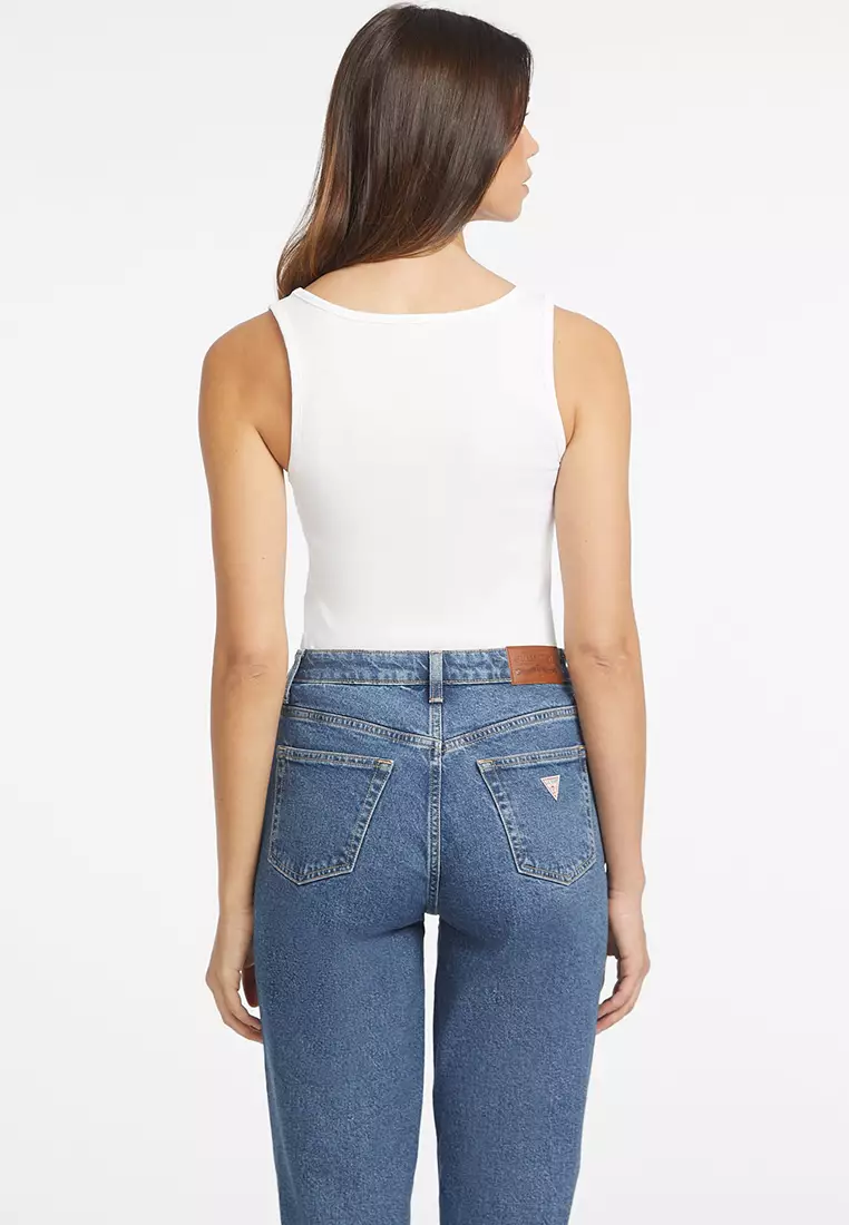 Guess sleeveless shirt discount