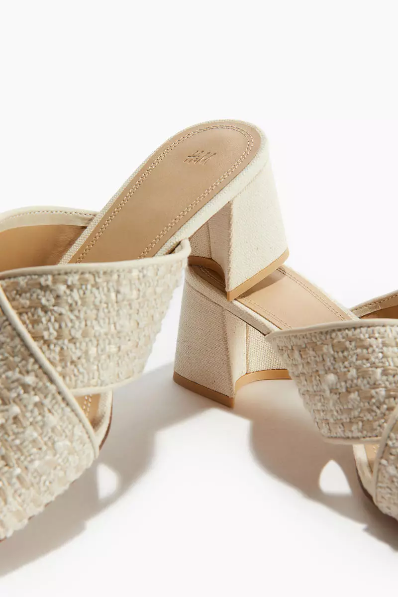 Textured mules
