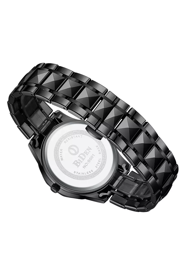 Jam Tangan Wanita Anti Air Original Branded Cewek Terbaru Asli Besi Tahan Karat Gerakan Kuarsa Women Watch Hitam