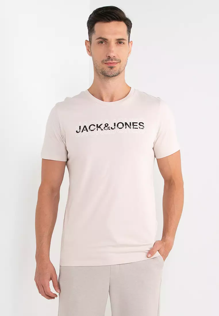 T-shirt Blanc Homme Jack & Jones Chest