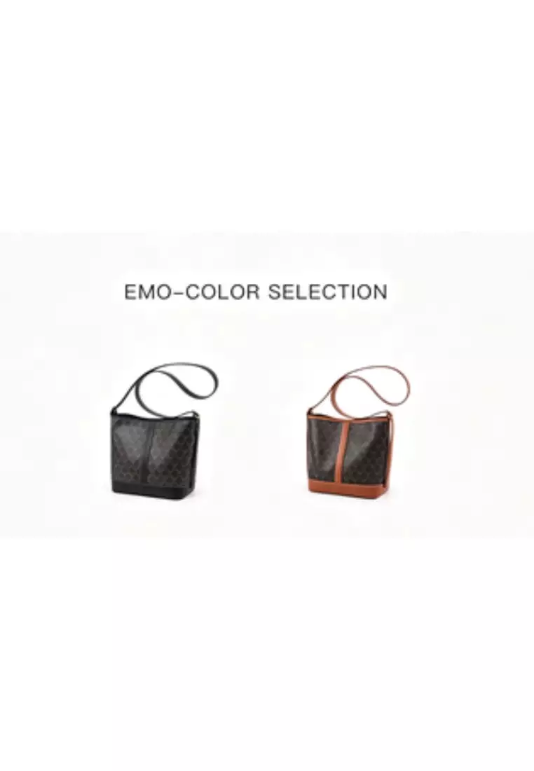 SEOUL Lightweight Dogtooth Champagne Bag | Daily Commute Shoulder Tote Bag-Black
