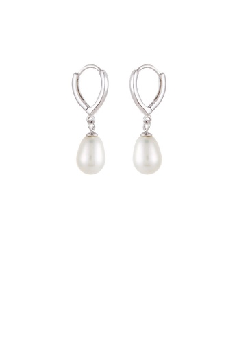 Glamorousky white 925 Sterling Silver Simple and Elegant White Freshwater Pearl Stud Earrings 16C5EAC0DD67CBGS_1