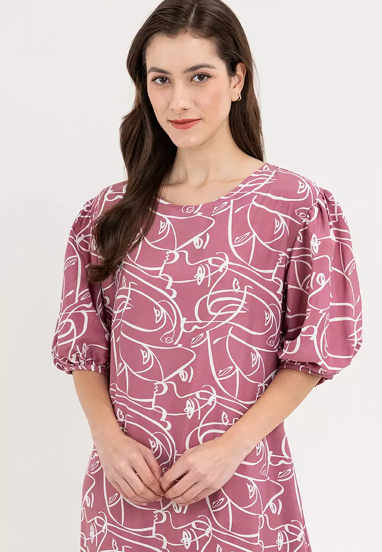 Serena Printed Dress