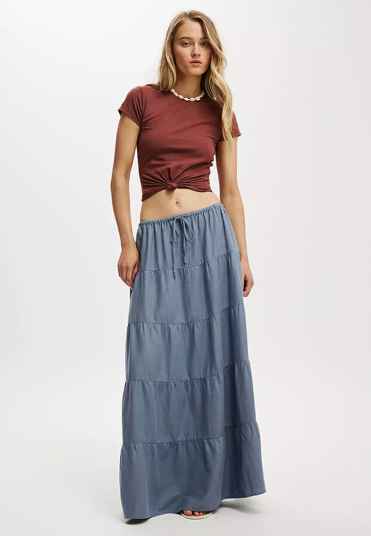 Haven Multi Tiered Maxi Skirt