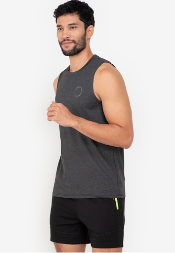 ZALORA ACTIVE black Fitted Sleeveless T-Shirt D8FF3AA7967D4EGS_1