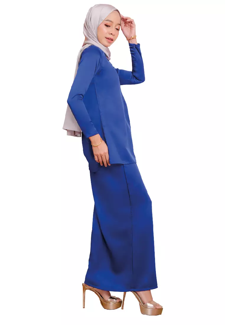 Kurung Modern Pocket Royal Blue