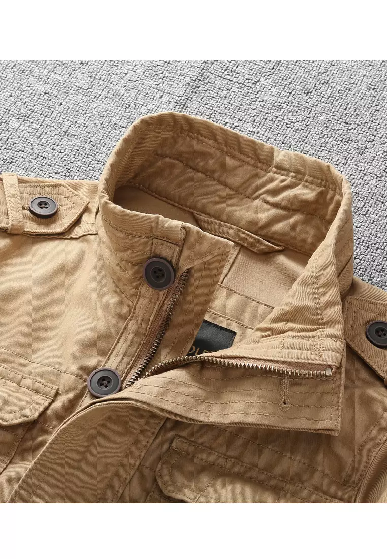 Stand Collar Workwear Jacket QZZ268