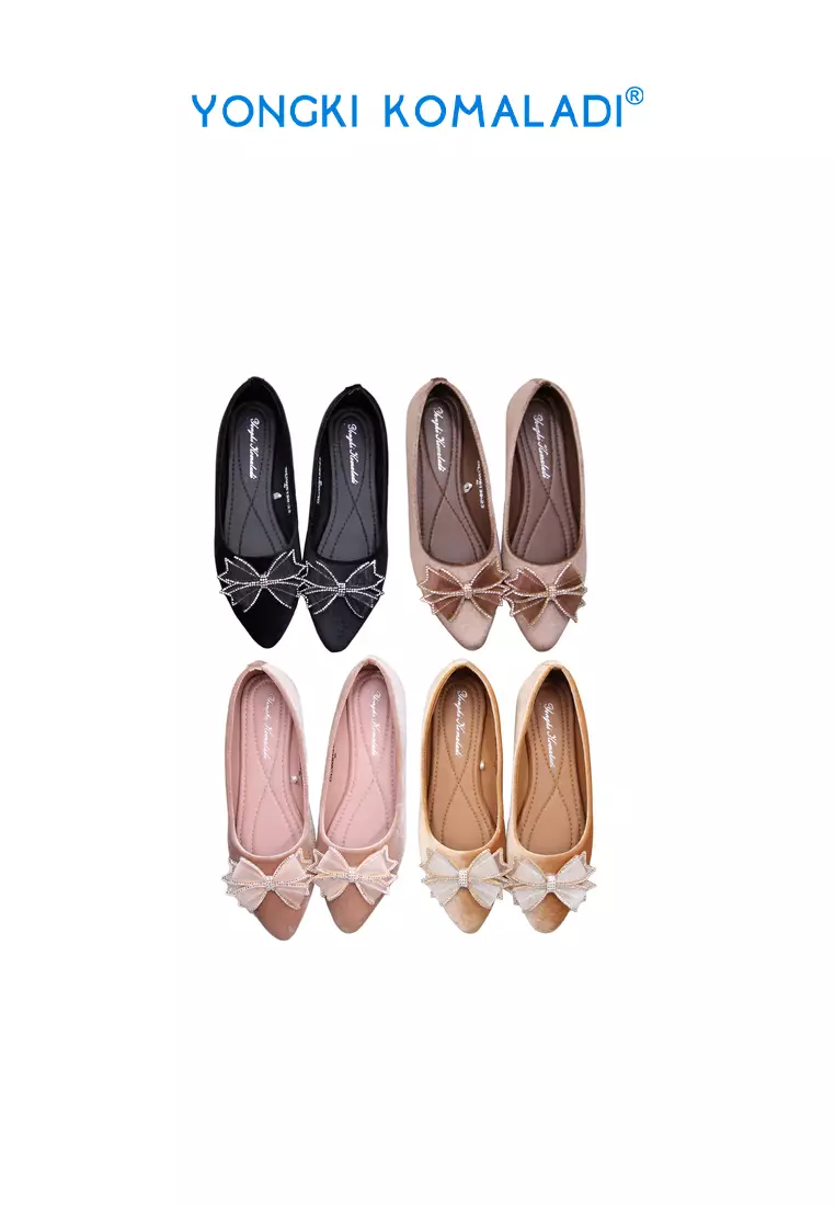 [ ORIGINAL ] YONGKI KOMALADI FLATSHOES OL-W8139-23 COKLAT