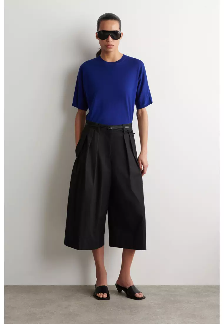 KNITTED MERINO WOOL T-SHIRT