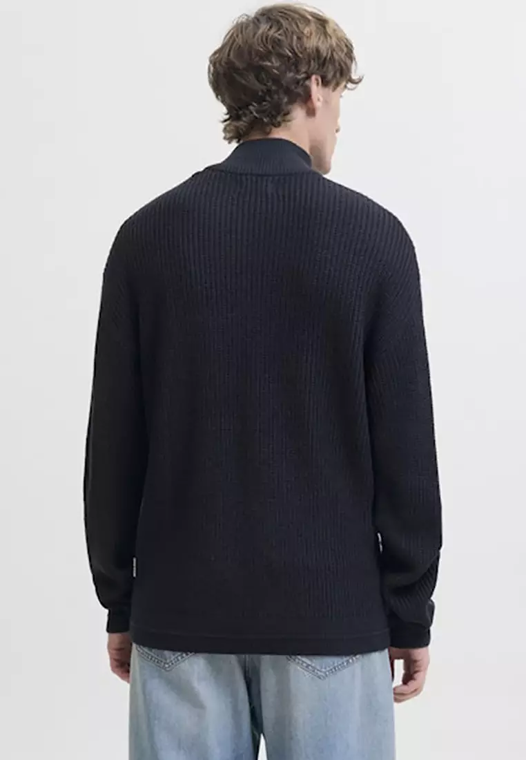 Half Zip Knit Sweater