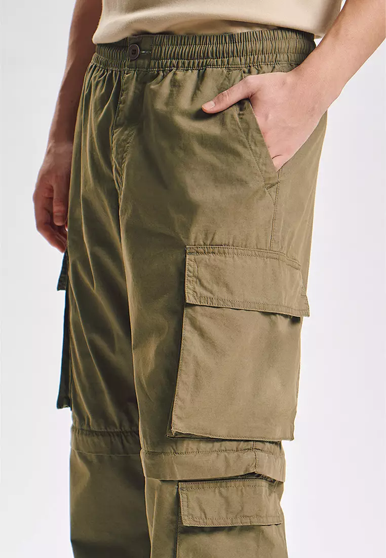 Wide Fit Convertible Cargo Pants