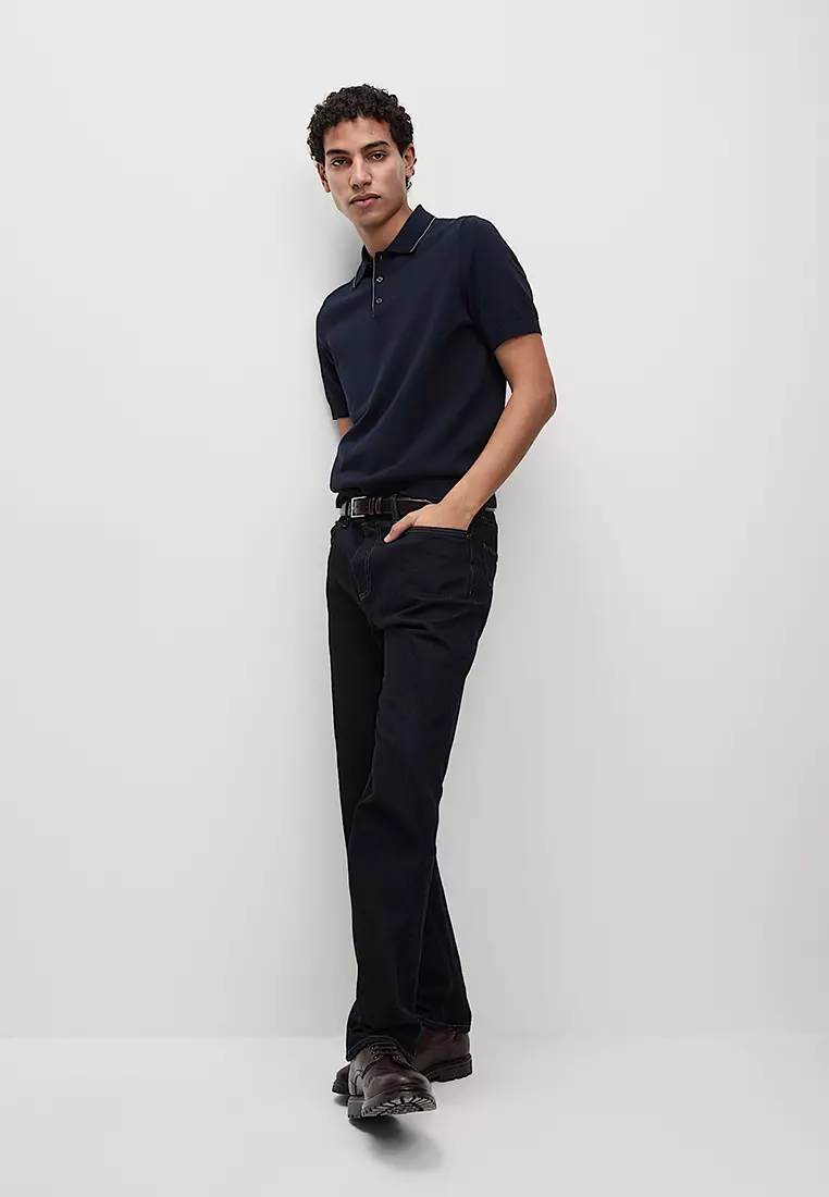 Cotton Rich Knitted Polo Shirt