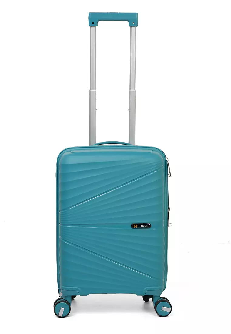 Carlton Koper Size 20inch Unisex Lock Anti Theft Zipper Suitcase Material Fiber ORIGINAL - Tosca