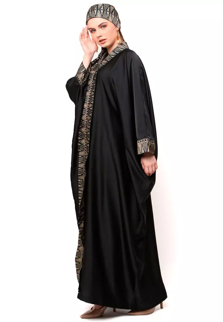 Kanzi Exclusive Long Sleeve Songket Kaftan