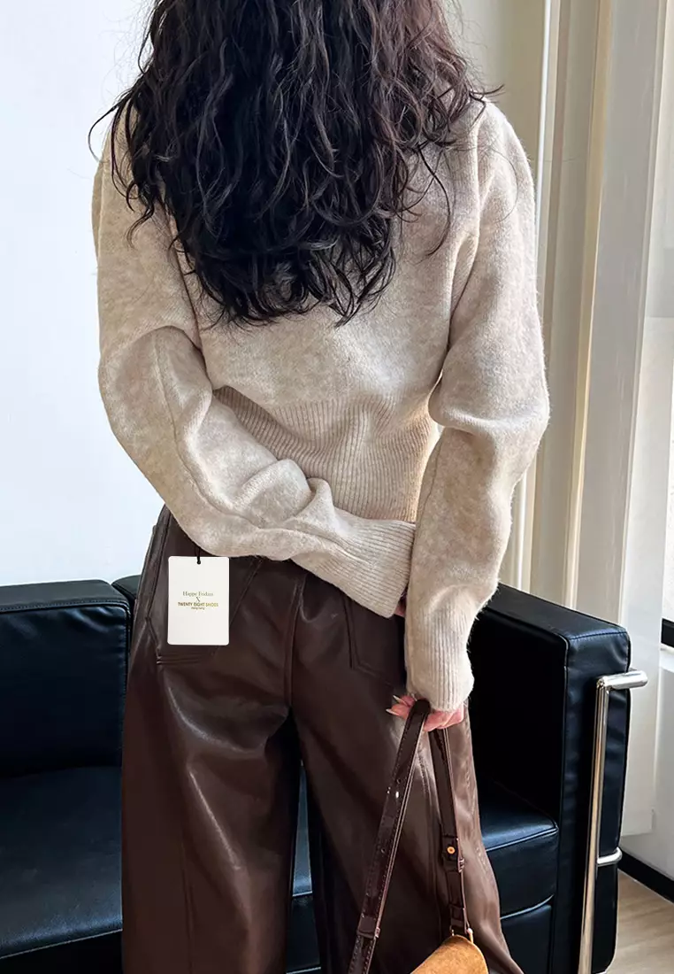 Buy Twenty Eight Shoes Zipper Hem Knit Sweater YX298 2025