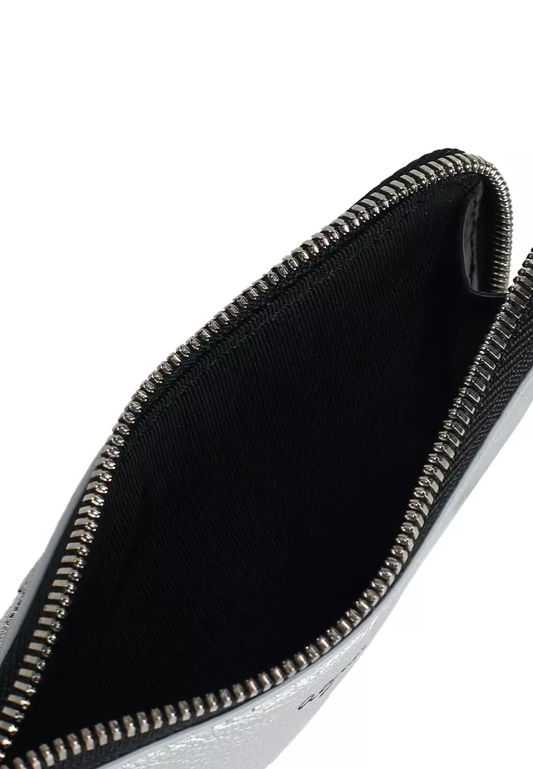 Metallic Leather Card Case