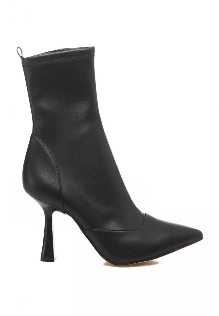 Michael Kors Mid bootie in stretch leather MICHAEL KORS