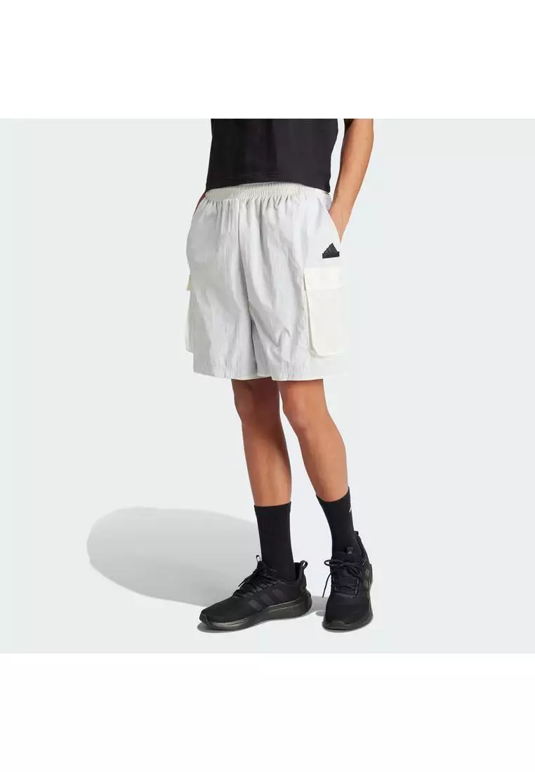 【Adidas コリア】 City Escape Woven Shorts adidas Men's City Escape Cargo Shorts, Black, X-Small