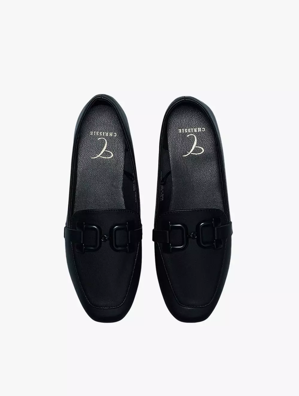 Payless Chrissie Womens Desta Flat Loafers - Black_15