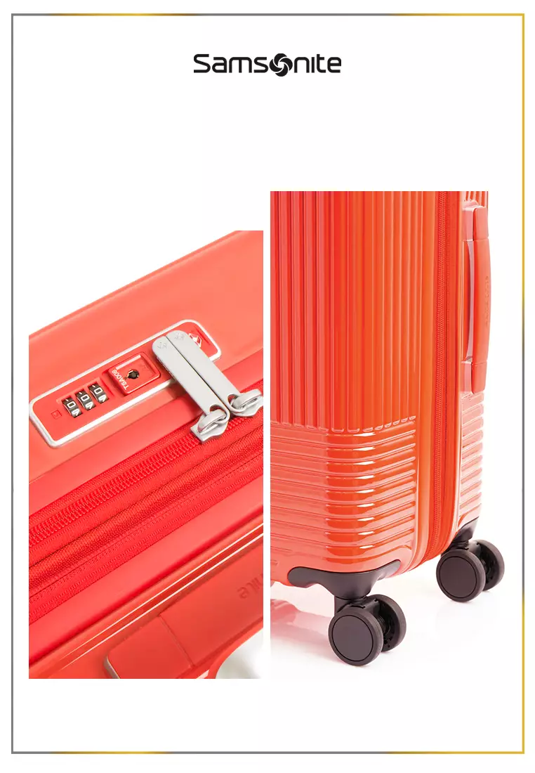 Samsonite Koper Hardcase Apinex Medium 25 inch - Glossy Orange Red