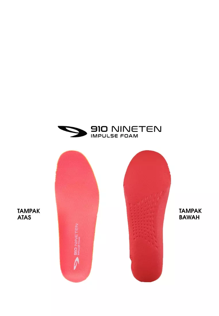 910 Nineten Sakura Sepatu Lari Women - Putih/Navy/Merah