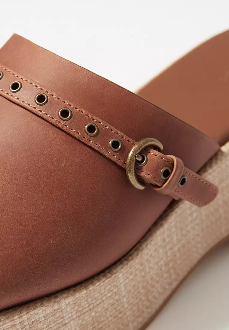 Suede Platform Mules