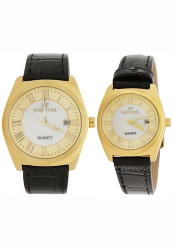 Fortuner Watch Jam Tangan Pria dan Wanita FR CK1011A Gold