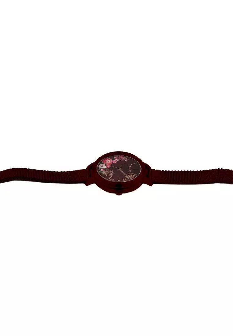 [Sustainable Watch] Oui & Me Fleurette Quartz Watch Metal Band Strap ME010159