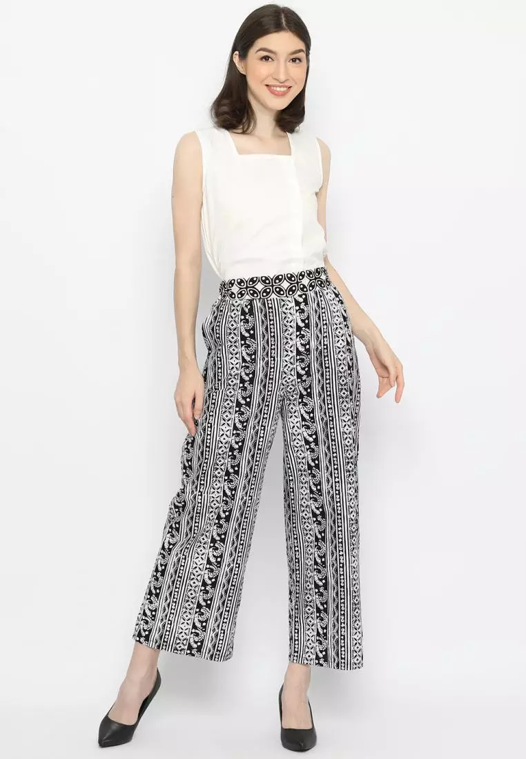 Celana Panjang Batik Arjanti Black