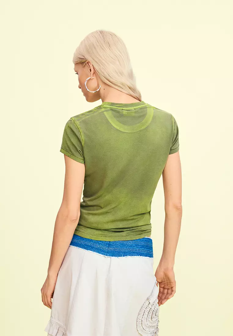 Buy Desigual FITTED DAISY T-SHIRT 2026 Online | ZALORA