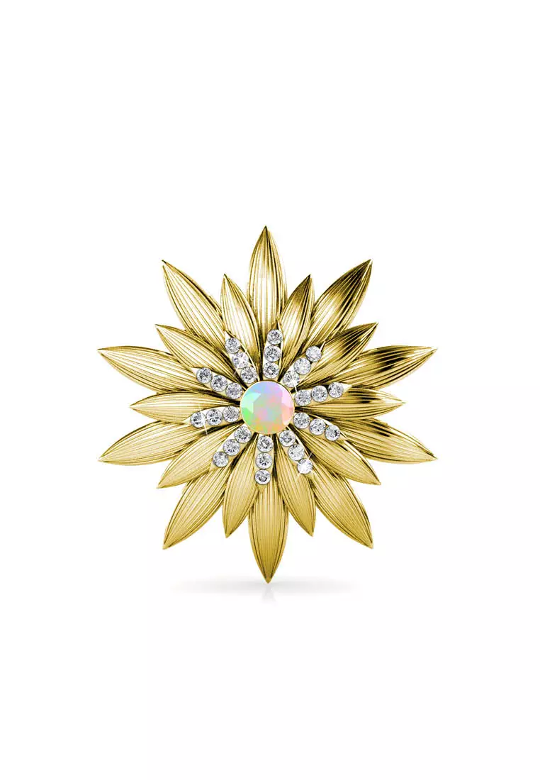 Lotus brooch new arrivals